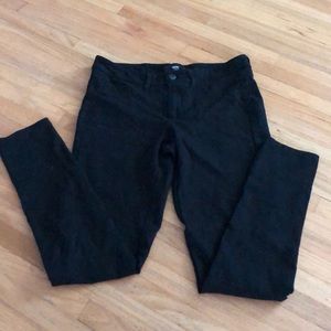 Black stretch pants